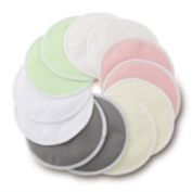 Enovoe Organic Bamboo Breastfeeding Pads (12 Pack) With Laundry Bag - Reusable Nipple