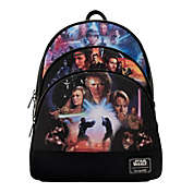 Loungefly Star Wars Trilogy Two Triple Pocket Mini Backpack