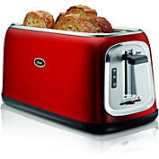 Oster - Long Slot Four Slice Toaster, 1500W, Red