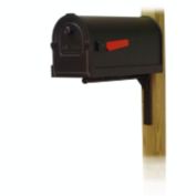 Special Lite Products Savannah Curbside Mailbox with Ashley Front Single Mailbox Mounting Bracket