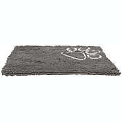 Pet Life Fuzzy Quick-Drying Anti-Skid and Machine Washable Dog Mat (Gray)