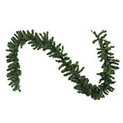 Northlight 9&#39; x 10" Pre-Lit LED Canadian Pine Artificial Christmas Garland - Clear Lights