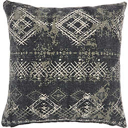 Mina Victory Throw Pillow Life Styles GT655 Charcoal 22