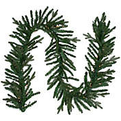 Northlight 9&#39; x 14" Pre-Lit Grande Spruce Artificial Christmas Garland, Clear Lights
