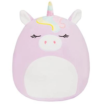 Pokemon Squishmallow 16" Silvia The Purple Unicorn Plush - Cute and Soft Stuffed Animal Toy - Official Kellytoy - Great Valentine's Day & Easter Gift for Kids