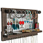 Kitcheniva Jewelry Display Organizer Holder with Hook Wall Hanger