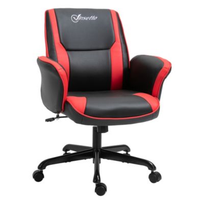 Color : Red, Size : 6862131cm Office Chair Video Game Chairs Gaming Chair Home Computer Chair Reclining Backrest Gaming Chair Student Dormitory Swivel Chair