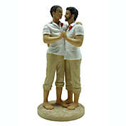 December Diamonds Grooms Free and Easy Beach Gay Wedding Cake Topper 5555207 New