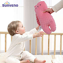 Sunveno Newborn Soothing Pillow Rabbit Soft Cuddle Pillow for Infant (3-36 Months) Pillow Doll Plush Toy