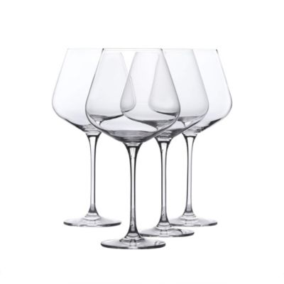 WHOLE HOUSEWARES   Oversized Wine Glass Set   XL Wine Glasses Set of 4   29oz Large Wine Glass Set   Oversize Drinking Glasses for White, Red, or Pink Wine