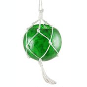 Barcana 20-Count Green Ball with Rope Outdoor Christmas Light Set, 3.75ft White Wire