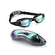 Link Active Swim Goggle With Fast Clasp Technology UV Protection Leak & Fog Proof Wide View Adult/Youth Blue Spectrum