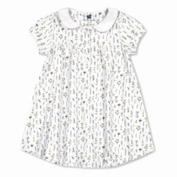 Paper Cape Baby Girls Pima Cotton Button Front Dress