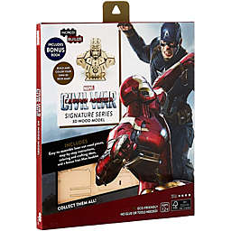 IncrediBuilds Marvel Captain Marvel Civil War 3D Wood Model and Book