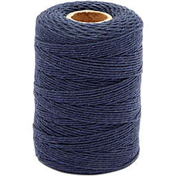 Bright Creations Cotton Twine String for Crafts, Dark Blue Jute Twine (2mm, 218 Yards, 656 Ft)