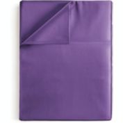 CGK Unlimited Single Flat Sheet/Top Sheet Microfiber - Twin Extra Long - Purple