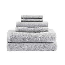 Clean Spaces. 100% Cotton Solid 6PC Towel Set.