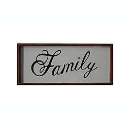 TX USA Melody Family Wall Art with Keyhole Hangers - White/Brown