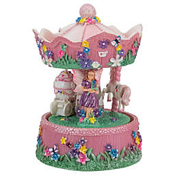Northlight 6.5" Children's Rotating Magical Fairy Musical Carousel