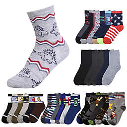 All Top Bargains 12 Pairs Assorted Boys Socks Size Ages 6-8 Years