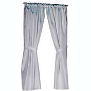 Carnation Home Fashions "Lauren" Diamond-Piqued Window Curtain - 34" x 54" -  Grey