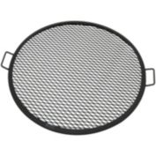 Sunnydaze Outdoor Camping or Backyard Heavy-Duty Steel Round X-Marks Fire Pit Cooking Grilling BBQ Grate - 30"