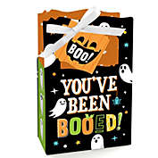 Big Dot of Happiness You&#39;ve Been Booed - Ghost Halloween Party Favor Boxes - Set of 12