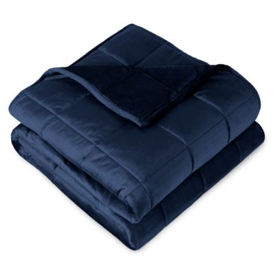 Nontoxic Glass Beads Minky Fleece Dark, King Size Weighted Blanket Bed Bath And Beyond