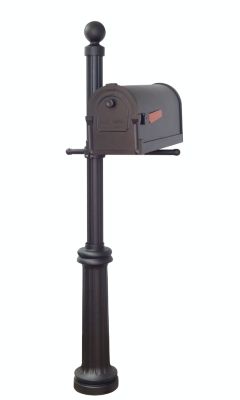 Special Lite Products Savannah Curbside Mailbox and Fresno Mailbox Post