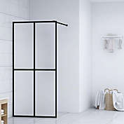 Home Life Boutique Walk-in Shower Screen Tempered Glass 39.4"x76.8"