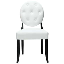 Modway Button Dining Vinyl Side Chair