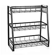 Kitcheniva 3-Tier Wire Shelves Unit Adjustable Metal Shelf Rack