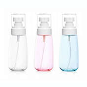 Kitcheniva 3-Pieces Transparent Plastic Round Spray Bottle
