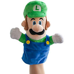 Super Mario Luigi 10 Inch Plush Puppet