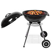 Zimtown 18" Portable Charcoal BBQ Clearance Grill in Black