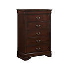 Alternate image 0 for Elements Picket House Furnishings Ellington 5-Drawer Chest in Cherry