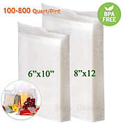 Kitcheniva 100 Quart 6x10 Pint Embossed Vacuum Sealer Bags