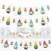 Big Dot of Happiness Gnome Birthday - Happy Birthday Party DIY Decorations - Clothespin Garland Banner - 44 Pieces