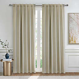 Thermaplus Baxter Total Blackout Back Tab Curtain - 52x95