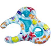 Swim Central 46.5" Underwater Creatures Mommy and Us Dual Inflatable Swimming Pool Float