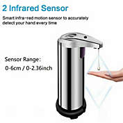 Kitcheniva 250ml Stainless Auto Handsfree Soap Dispenser