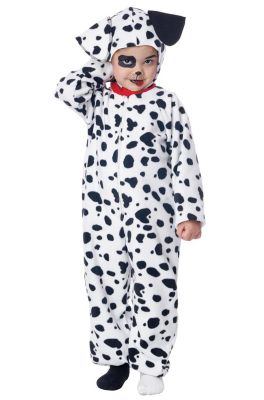 California Costumes Dalmatian Puppy Fleece Jumpsuit Toddler Costume