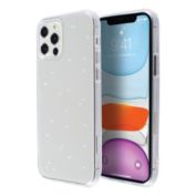 Insten Glitter Case Compatible with iPhone 12 Pro / iPhone 12 Case 6.1 Inch, Soft TPU Sparkle Protective Cases, Shock Absorption, Crystal Clear Bling Shinny Slim Cover for Women Girls