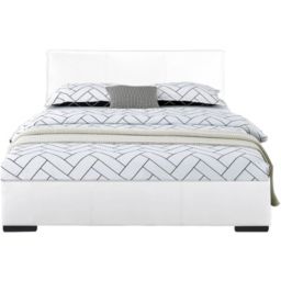 Camden Isle Abbey White Queen Platform Bed