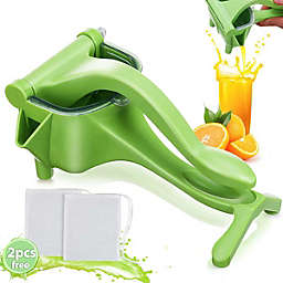 Stock Preferred Manual Anti-drip Fruit Juicer Green