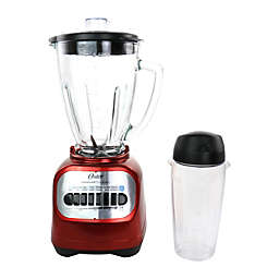 Oster Classic Series 2-in-1 6 Cup Red Blender with smoothie cup