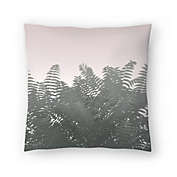 Blush Palm Leaves by Tanya Shumkina 16 x 16 Throw Pillow - Americanflat