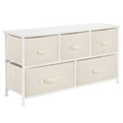 mDesign Wide Dresser Storage Tower with 5 Drawers