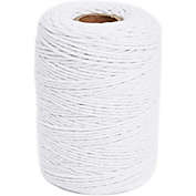 Bright Creations 2mm White Cotton String for Crafts, Gift Wrapping, Macrame (200 Yards)