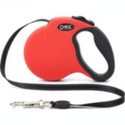 DDOXX Retractable Dog Leash - Strong Reflective Nylon Strips With Break & Lock System